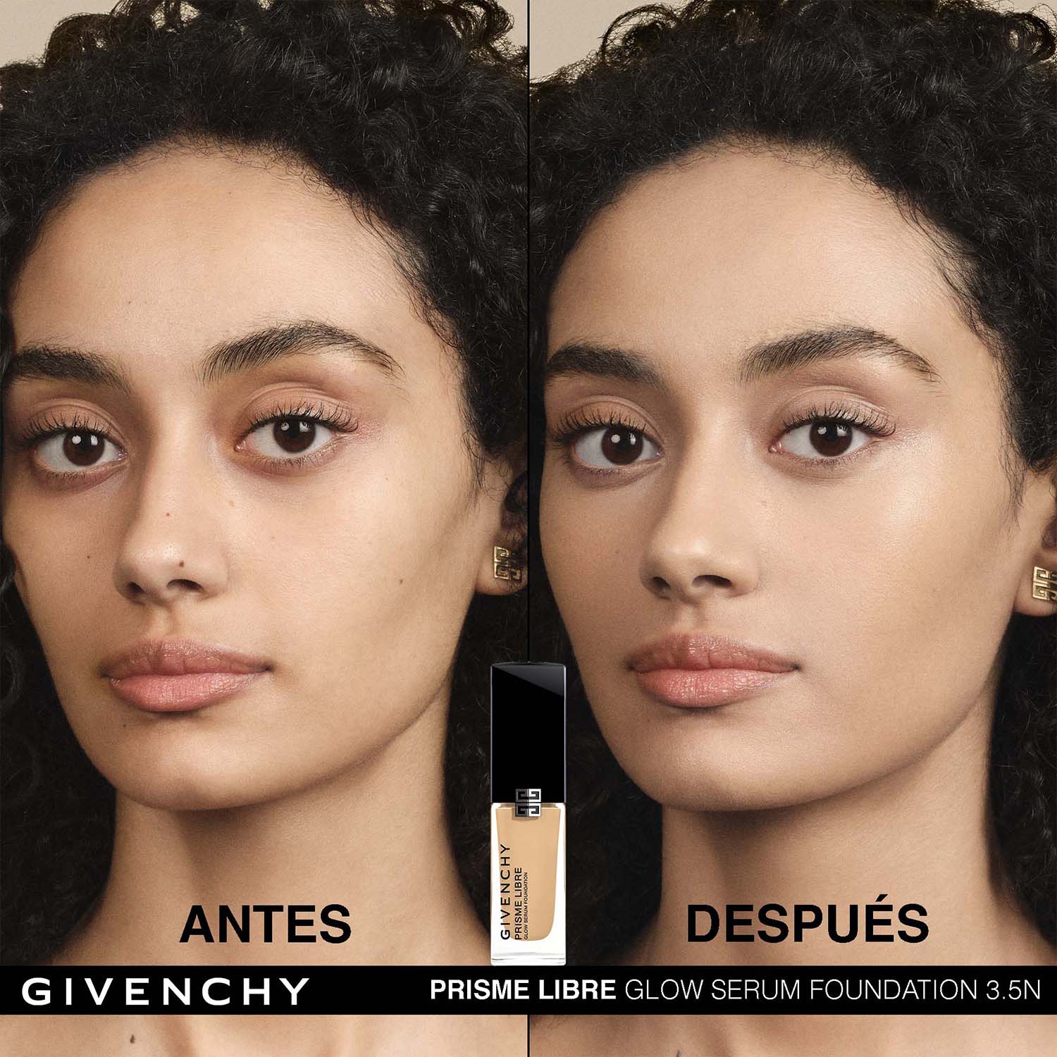 PRISME LIBRE GLOW SERUM FOUNDATION. BASE DE MAQUILLAJE EN SUERO QUE MEJORA LA PIEL, LUMINOSIDAD 24H E HIDRATACIÓN 48 H (BASE DE MAQUILLAJE EN SUERO)